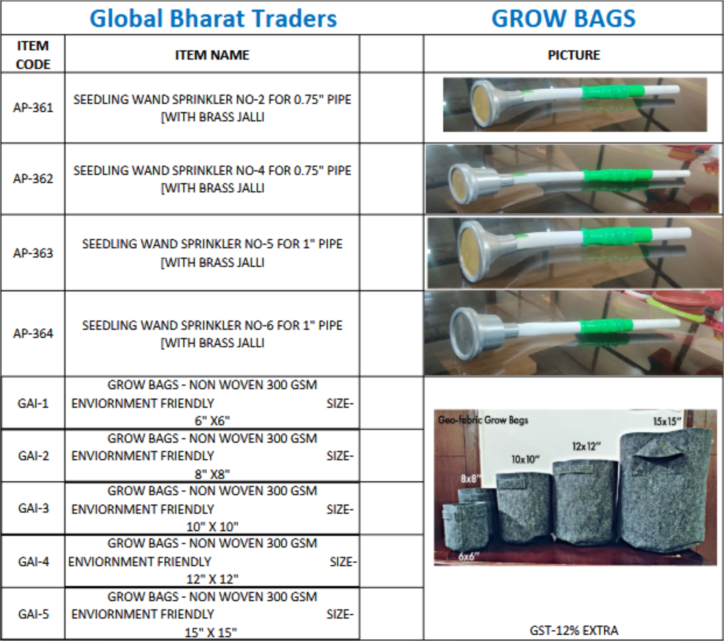 Gardening Supplies